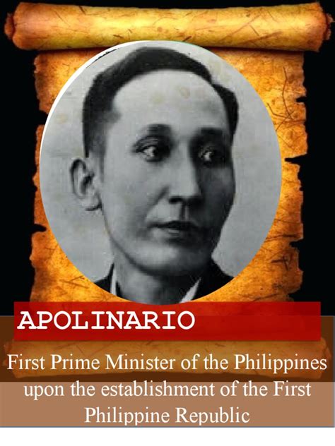 apolinario mabini title|Apolinario Mabini, Philippines' First Prime Minister .